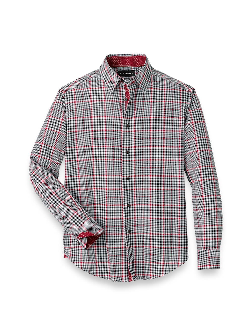 Performance Stretch Plaid Casual Shirt