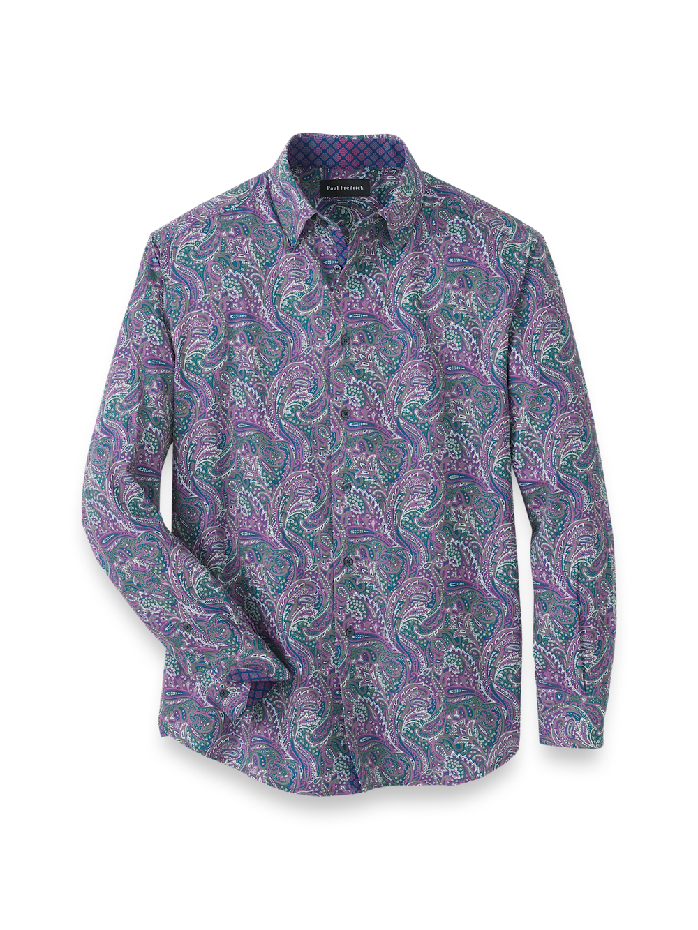TODAYFUL♡Standcollar Paisley Shirts Coral Paisley Shirt – DifferentRegard