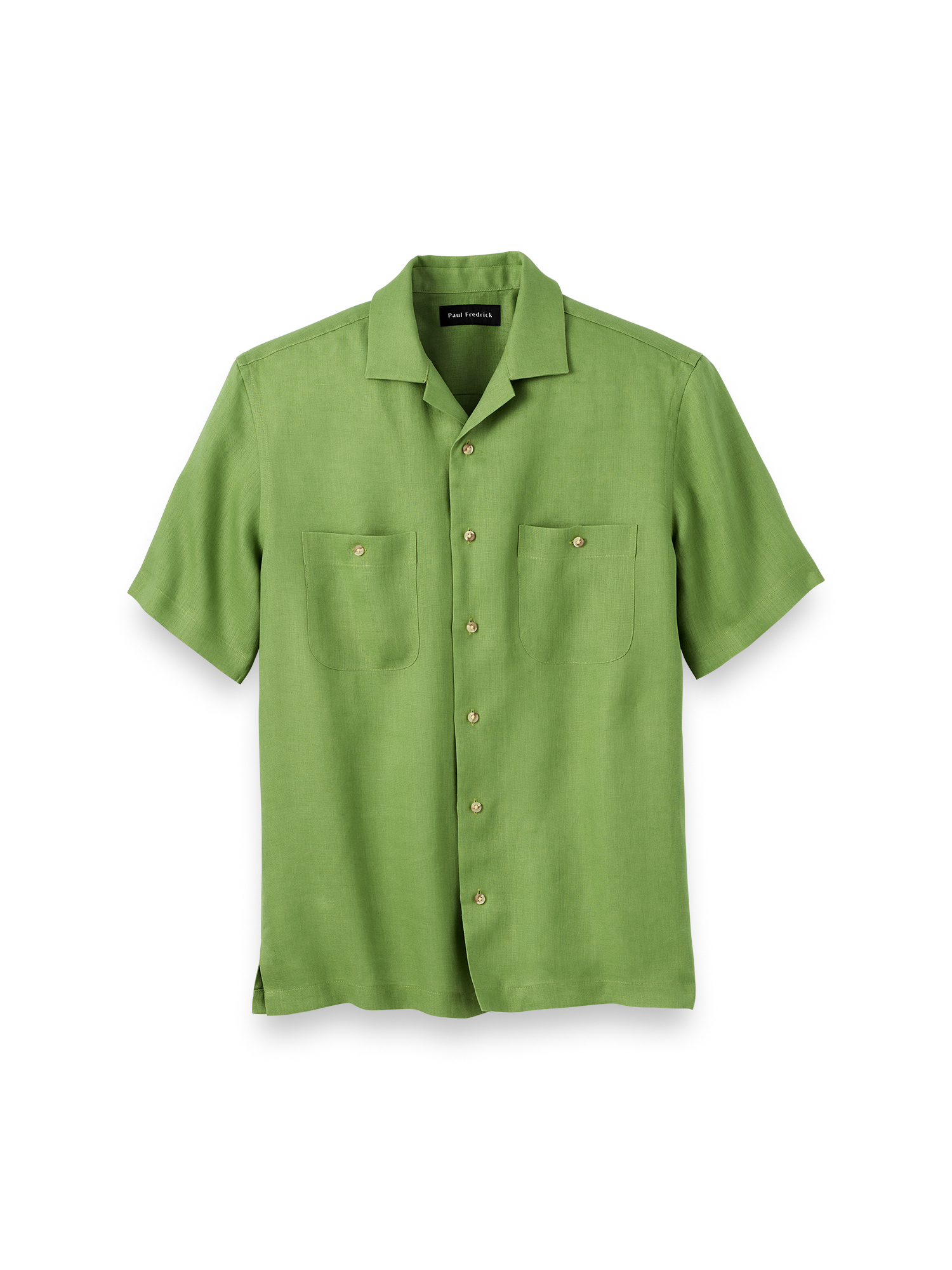 Linen Solid Casual Shirt - Green