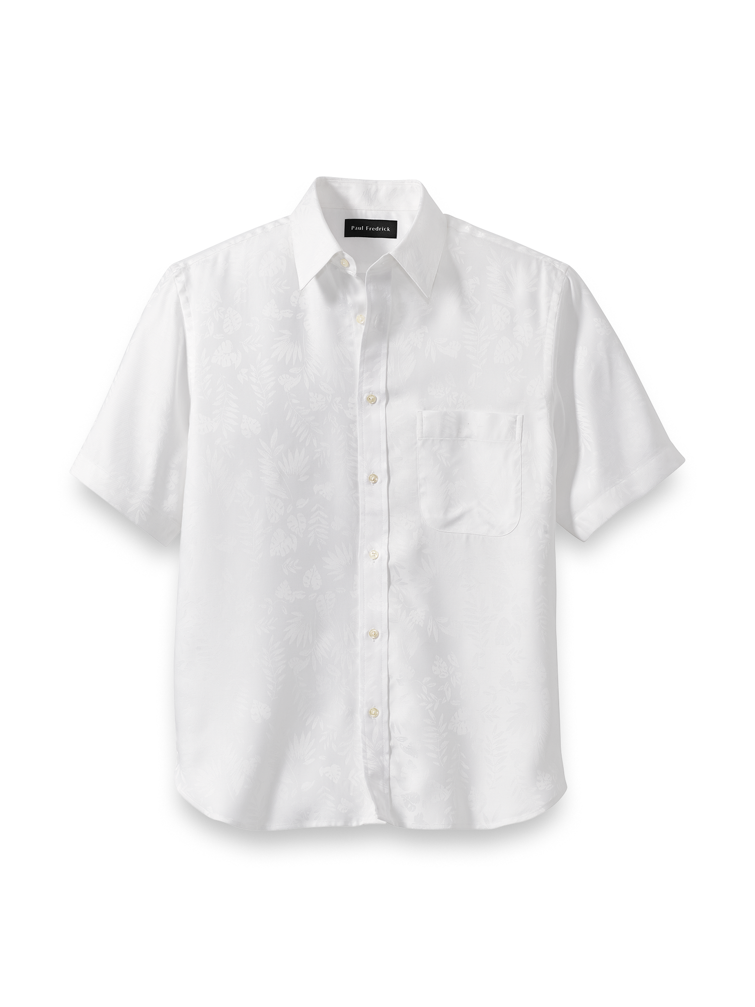 dress shirts with shorter sleeves Lyocell Solid Jacquard Casual Shirt