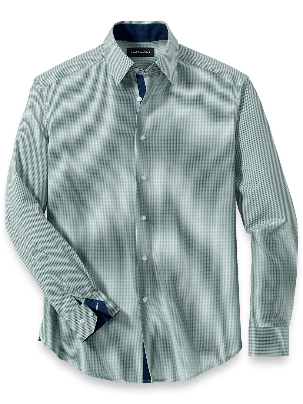 Performance Stretch Houndstooth Casual Shirt