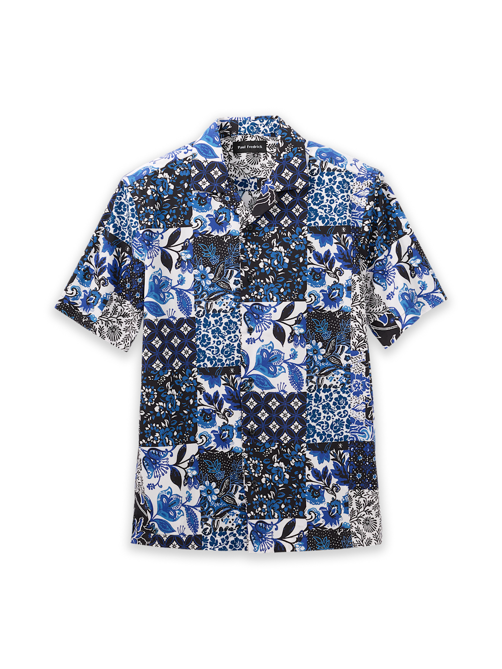 Product Image of Cotton Patchwork Casual Shirt-Multi
