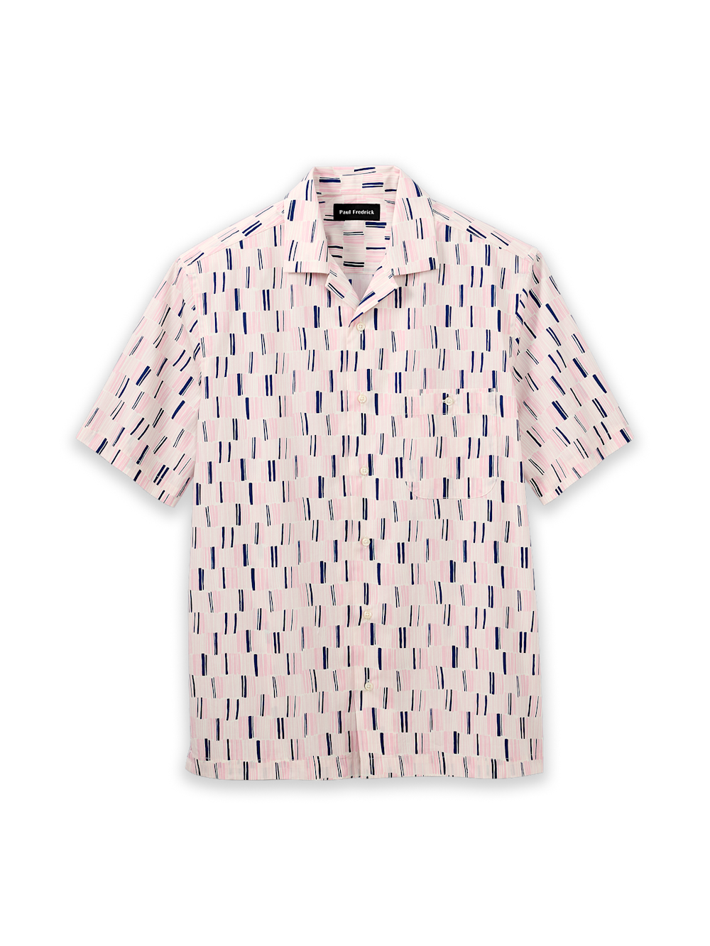 Product Image of Cotton Check Casual Shirt-Pink/Blue