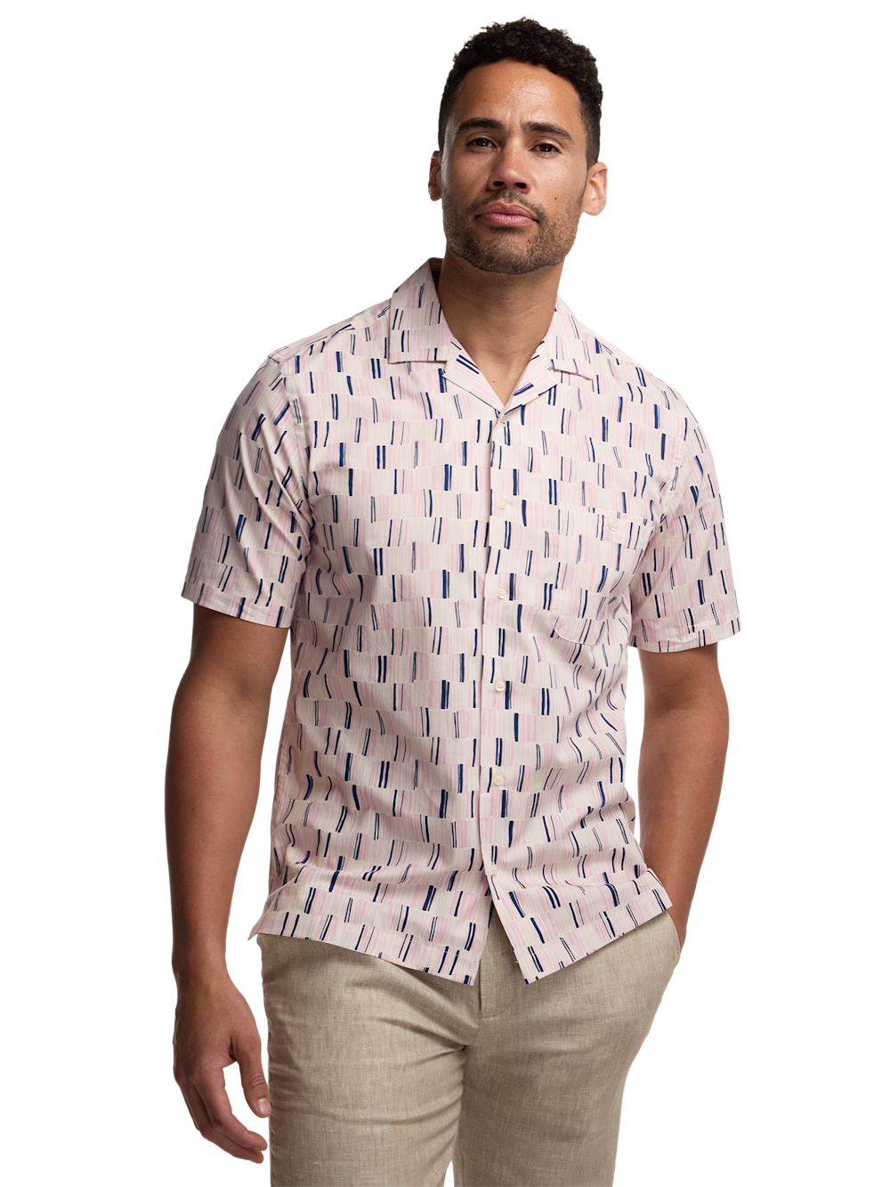 Alternate Image of Cotton Check Casual Shirt-1
