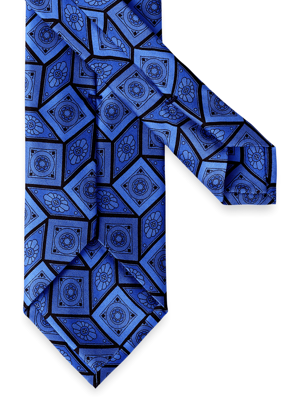 Alternate Image of Medallion Printed Italian Silk Tie-2
