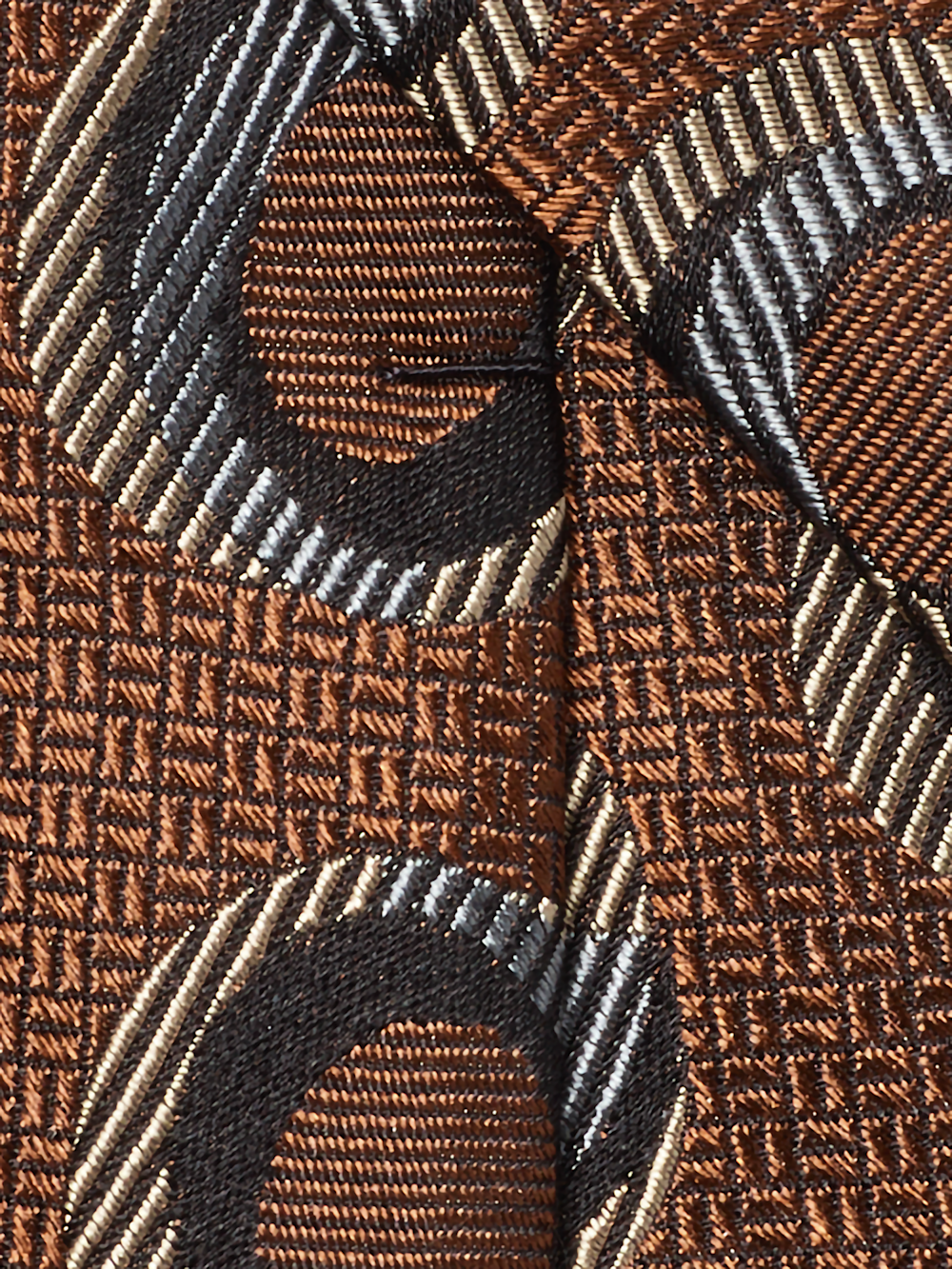 Alternate Image of Circles Woven Silk Tie-3