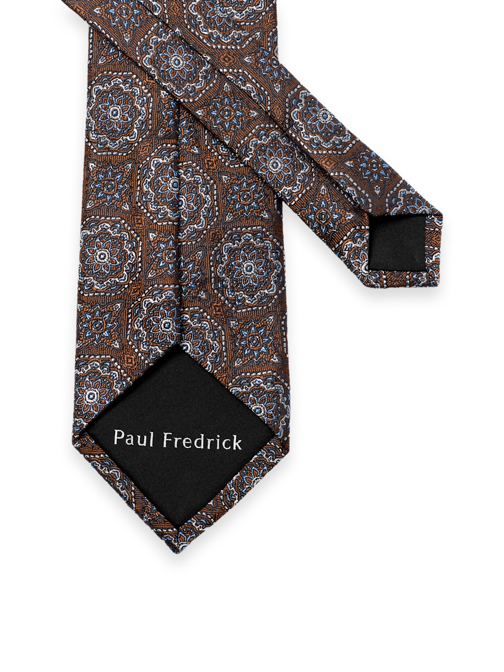 Alternate Image of Medallion Woven Silk Tie-2