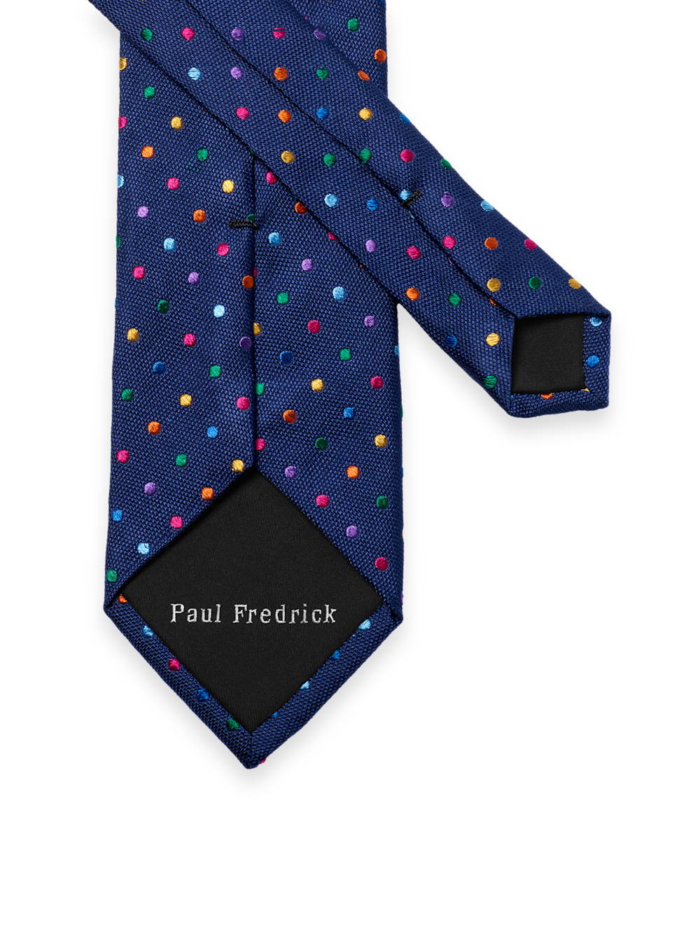 Alternate Image of Dot Woven Silk Tie-2