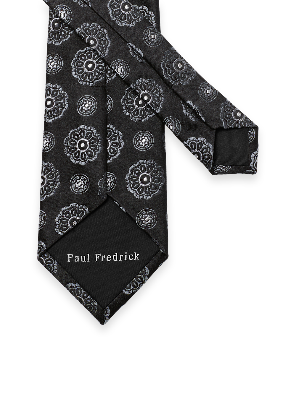 Alternate Image of Medallion Woven Silk Tie-2