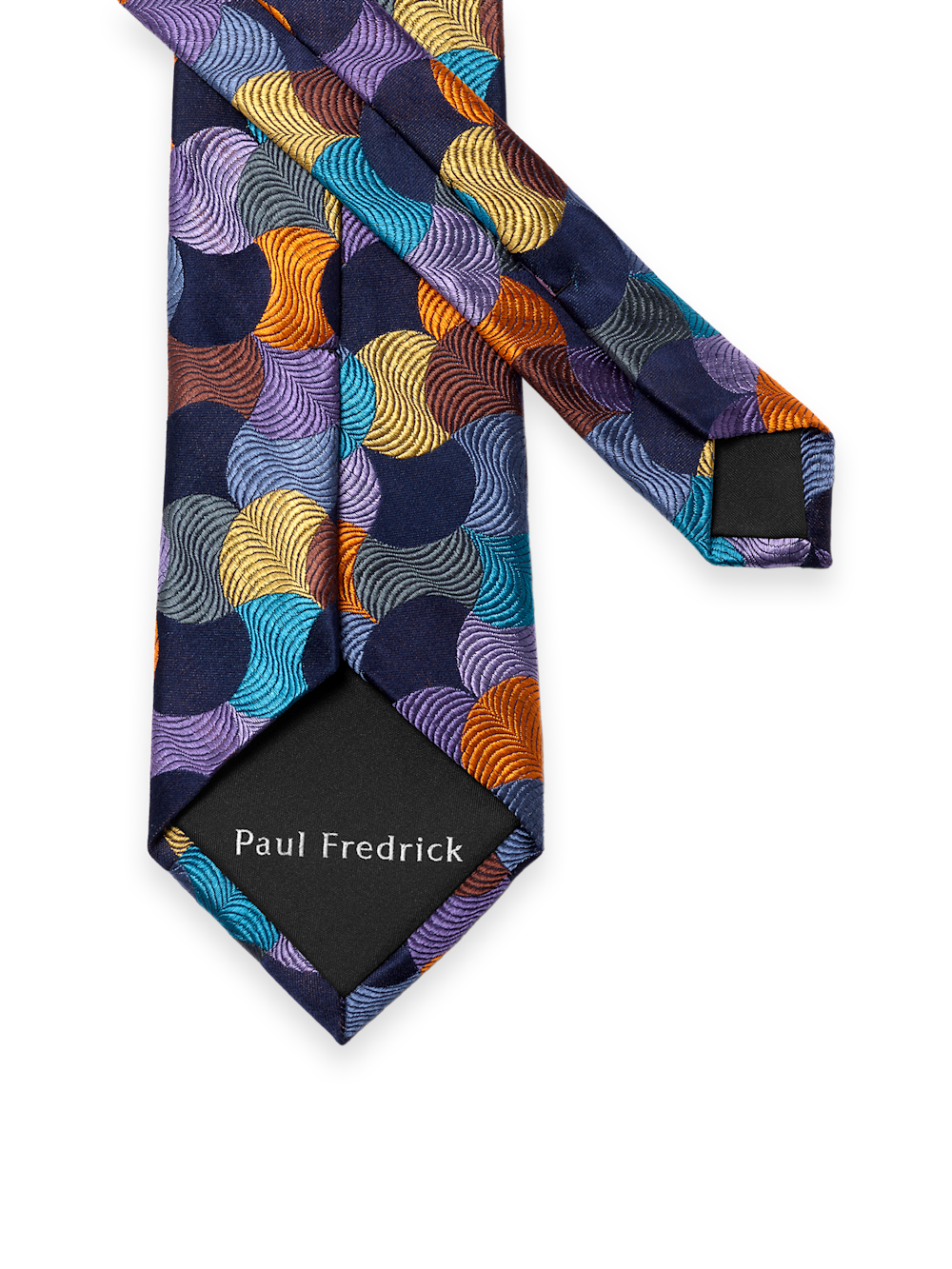 Alternate Image of Geometric Woven Silk Tie-2