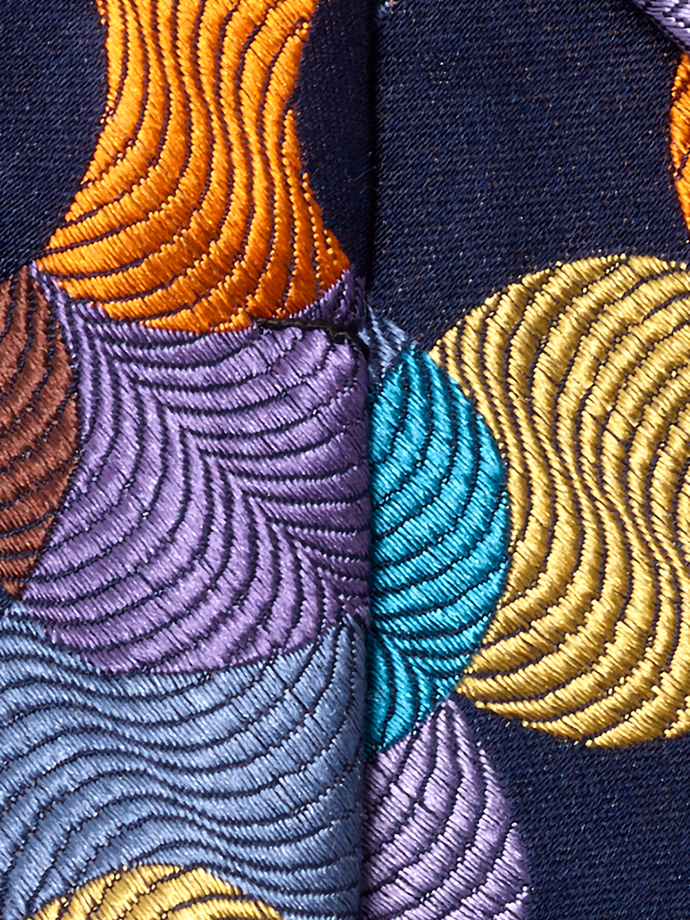 Alternate Image of Geometric Woven Silk Tie-3