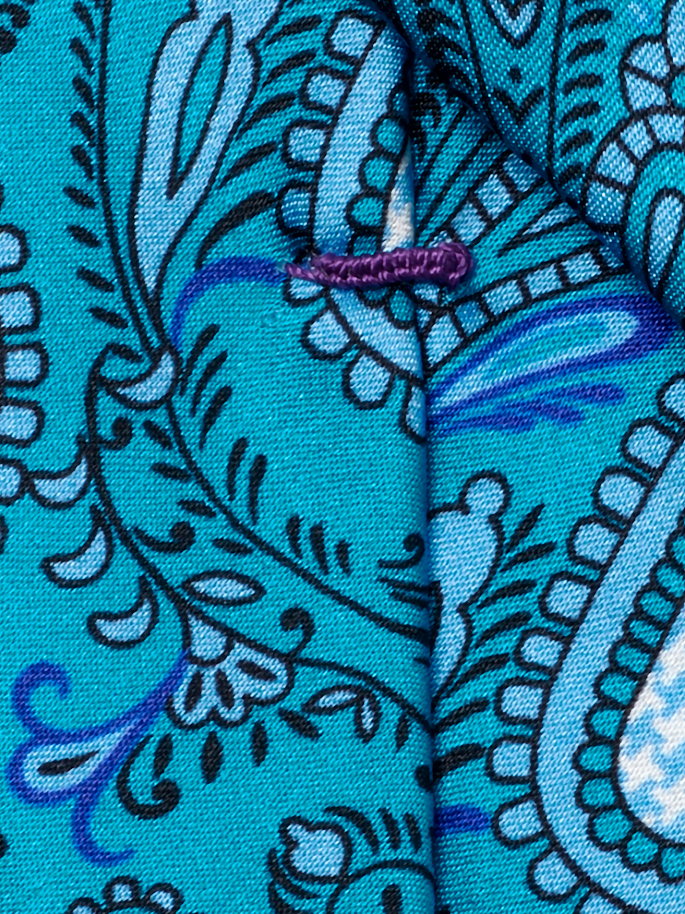 Alternate Image of Paisley Printed Italian Silk Tie-3