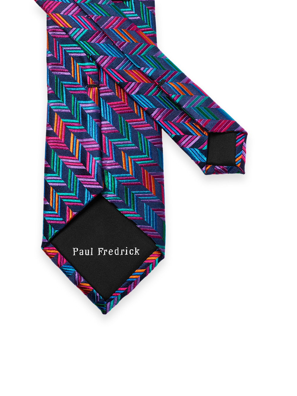 Alternate Image of Herringbone Woven Silk Tie-2