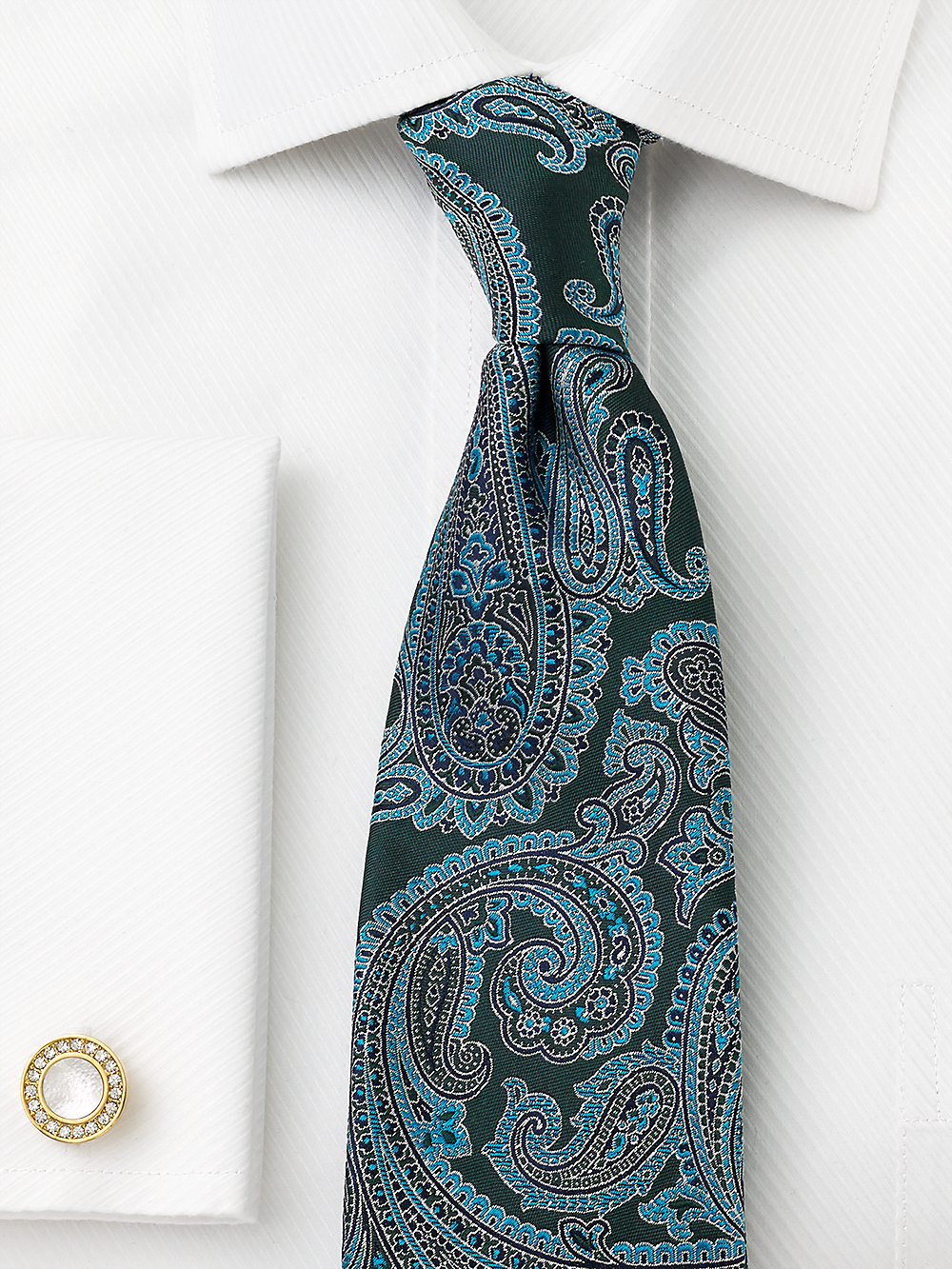 Alternate Image of Paisley Woven Silk Tie-1