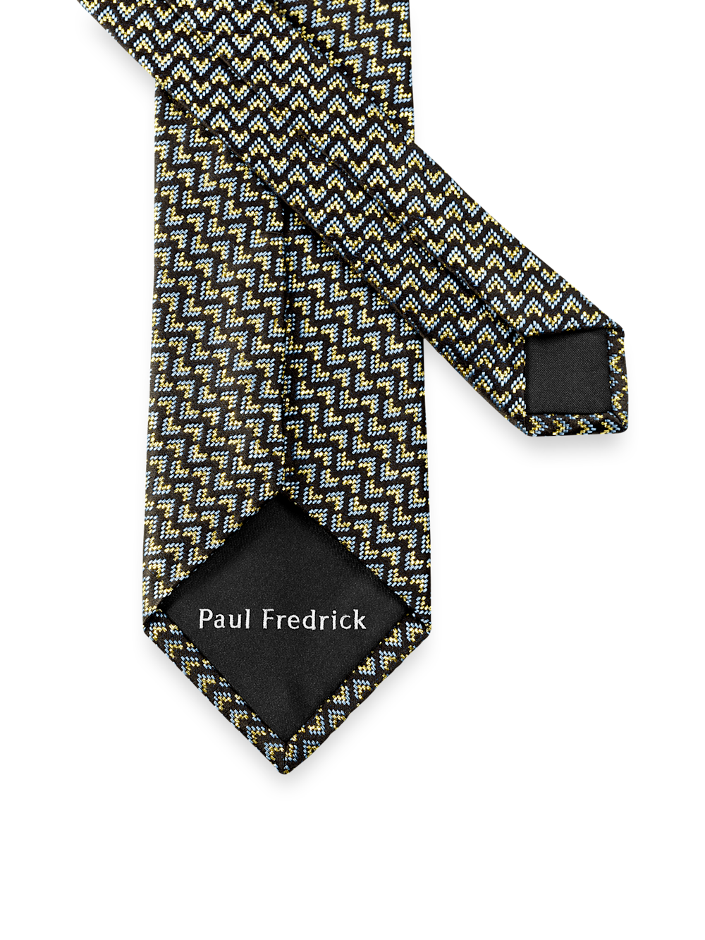 Alternate Image of Chevron Lurex Woven Silk Tie-2