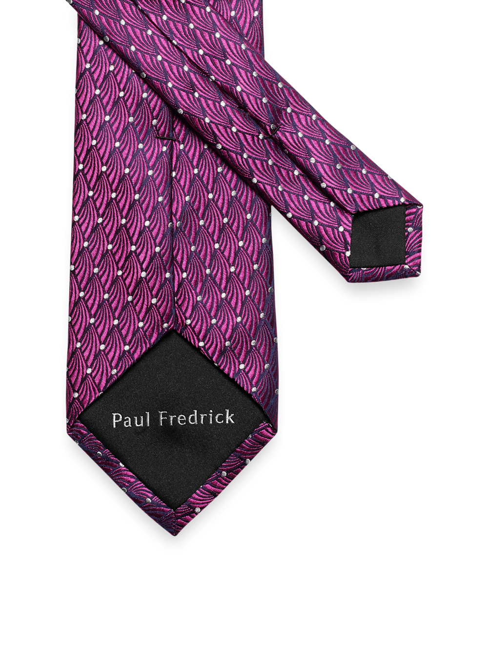Alternate Image of Geometric Woven Silk Tie-2