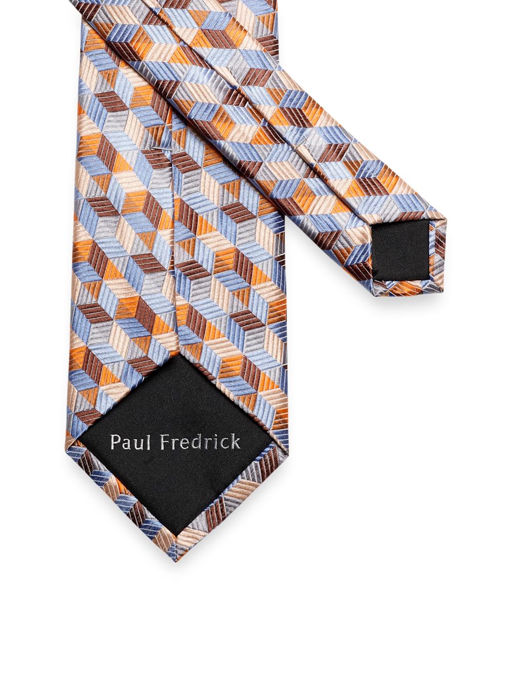 Alternate Image of Geometric Woven Silk Tie-2