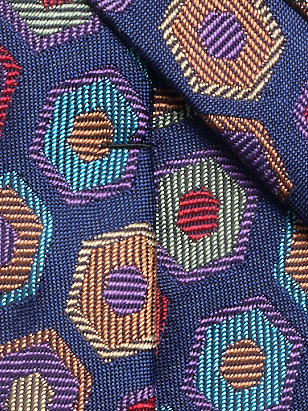 Alternate Image of Geomteric Woven Silk Tie-3