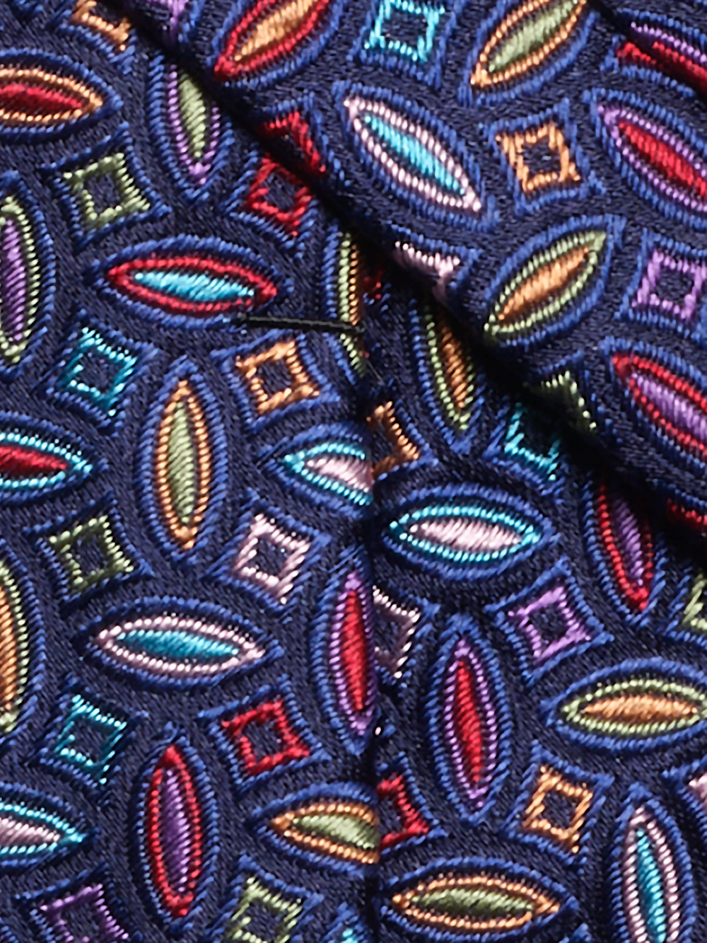 Alternate Image of Geometric Woven Silk Tie-3