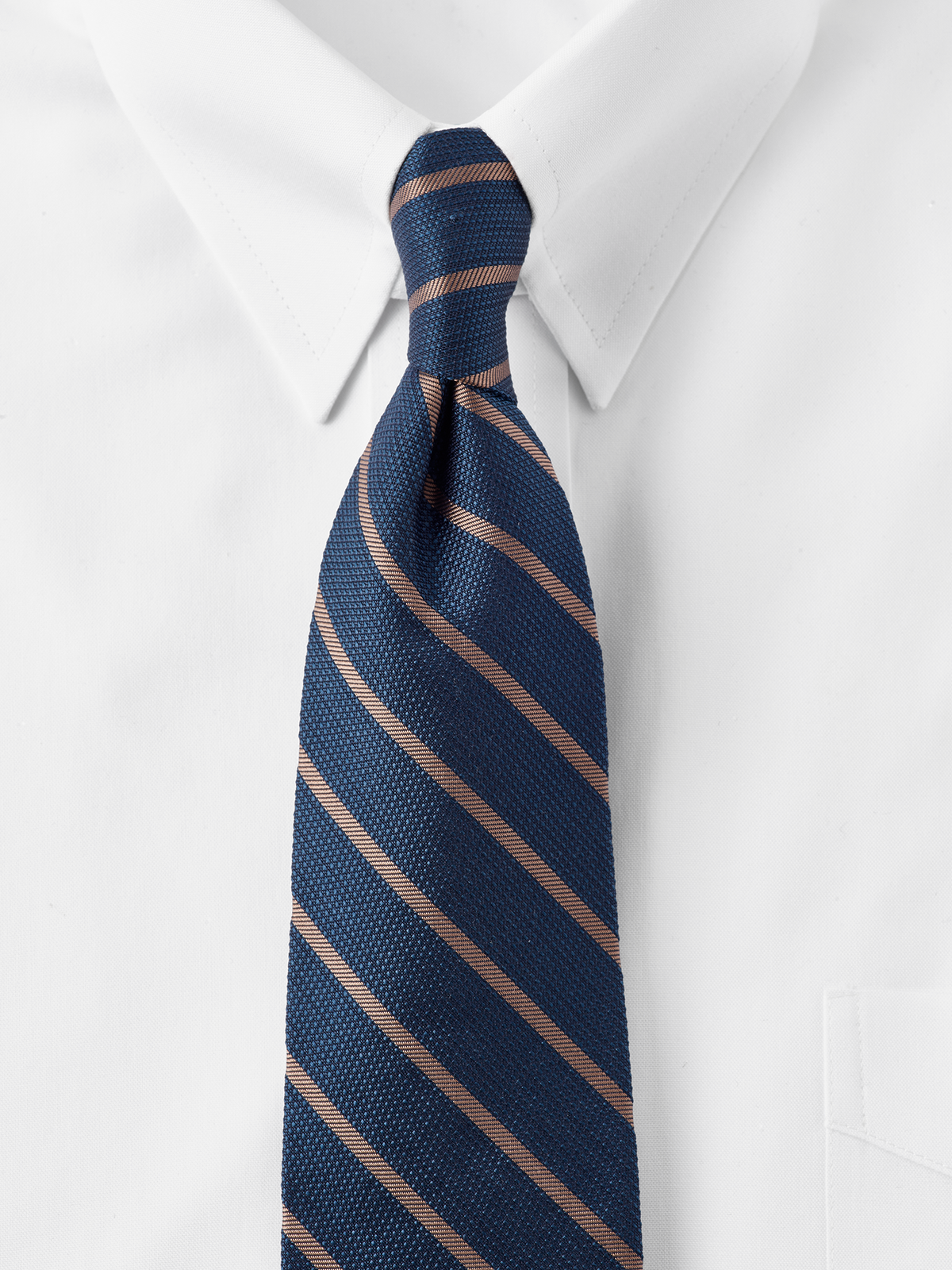 Alternate Shot of Men's teal/tan Neckwear