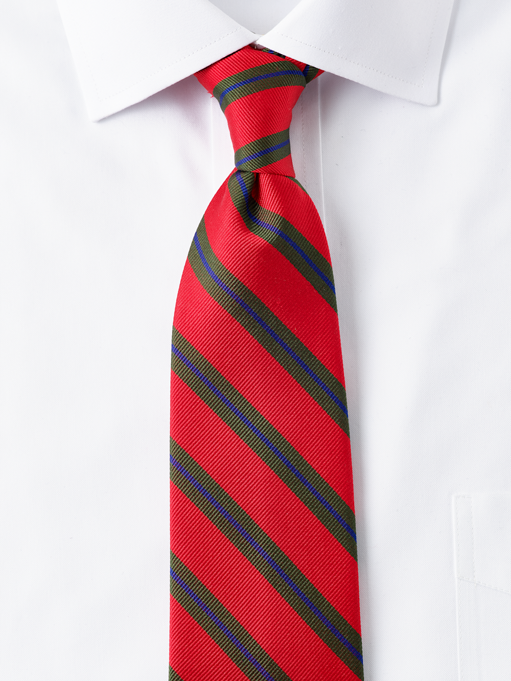 Stripe Woven Silk Tie