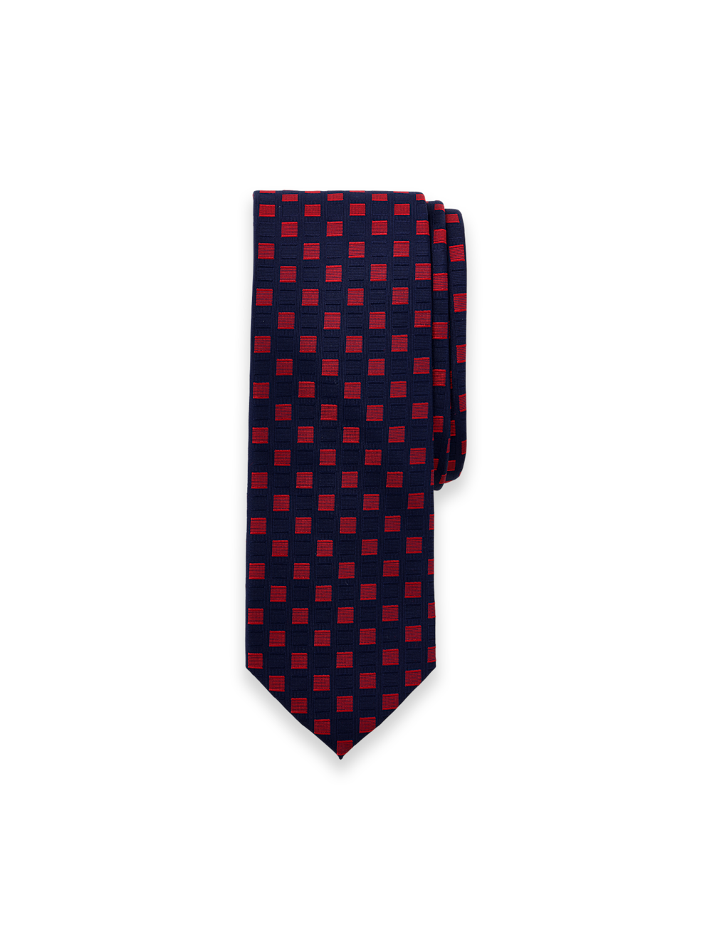 Geometric Woven Silk Tie