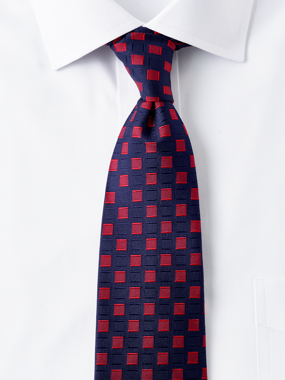 Geometric Woven Silk Tie