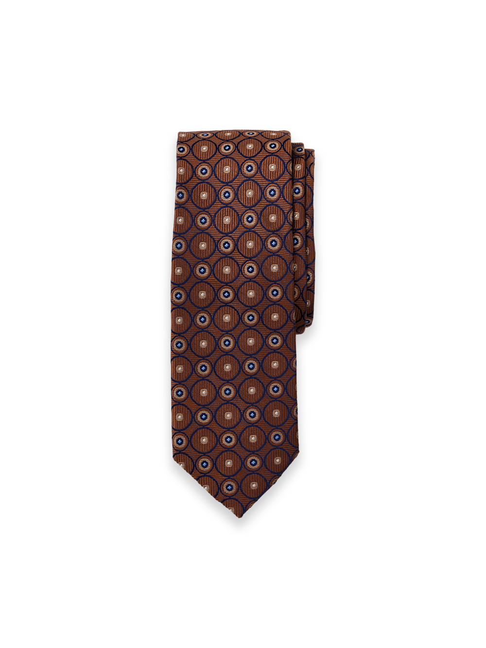 Geometric Woven Silk Tie