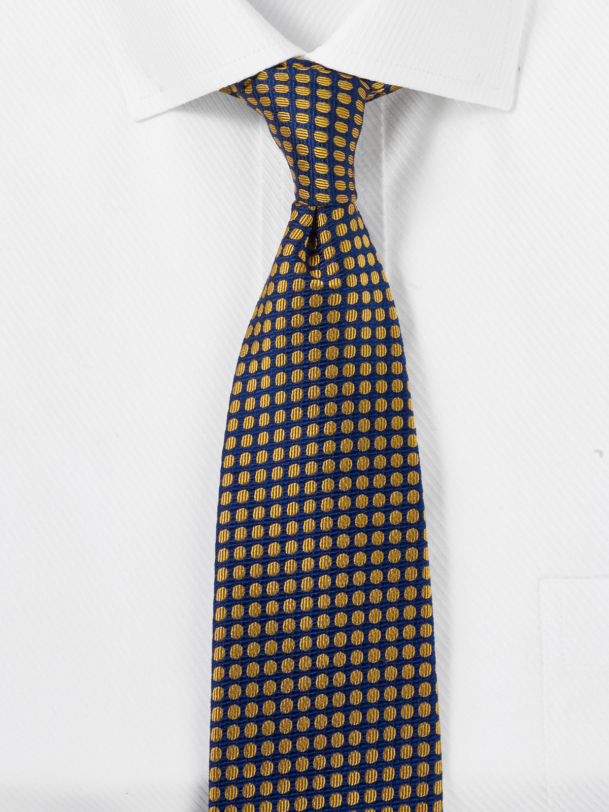 Alternate Shot of Men's navy/gold Neckwear