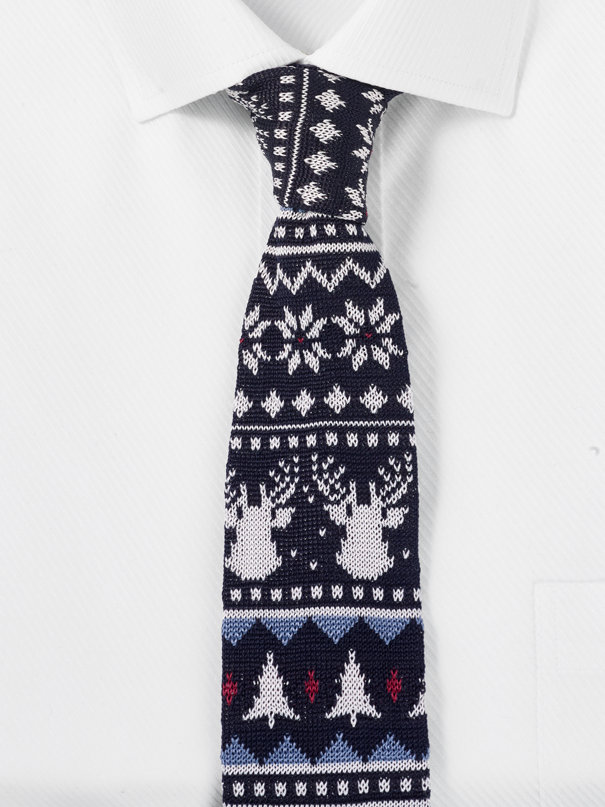Alternate Shot of Men's navy multi Neckwear