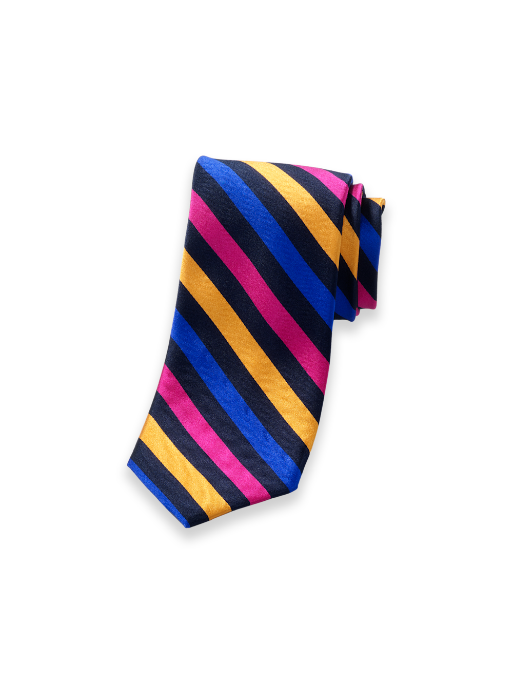 Product Image of Stripe Woven Silk Tie-Multi