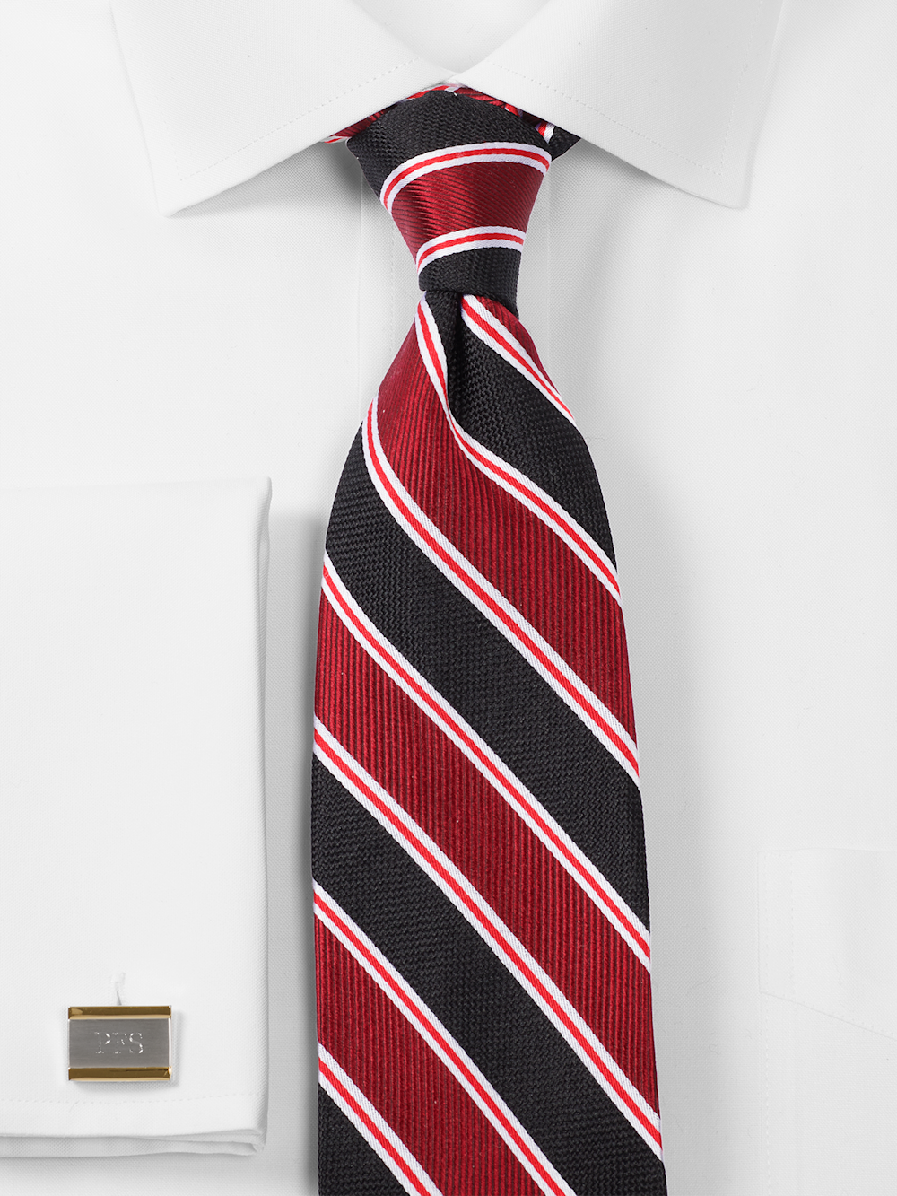 Alternate Image of Stripe Woven Silk Tie-1