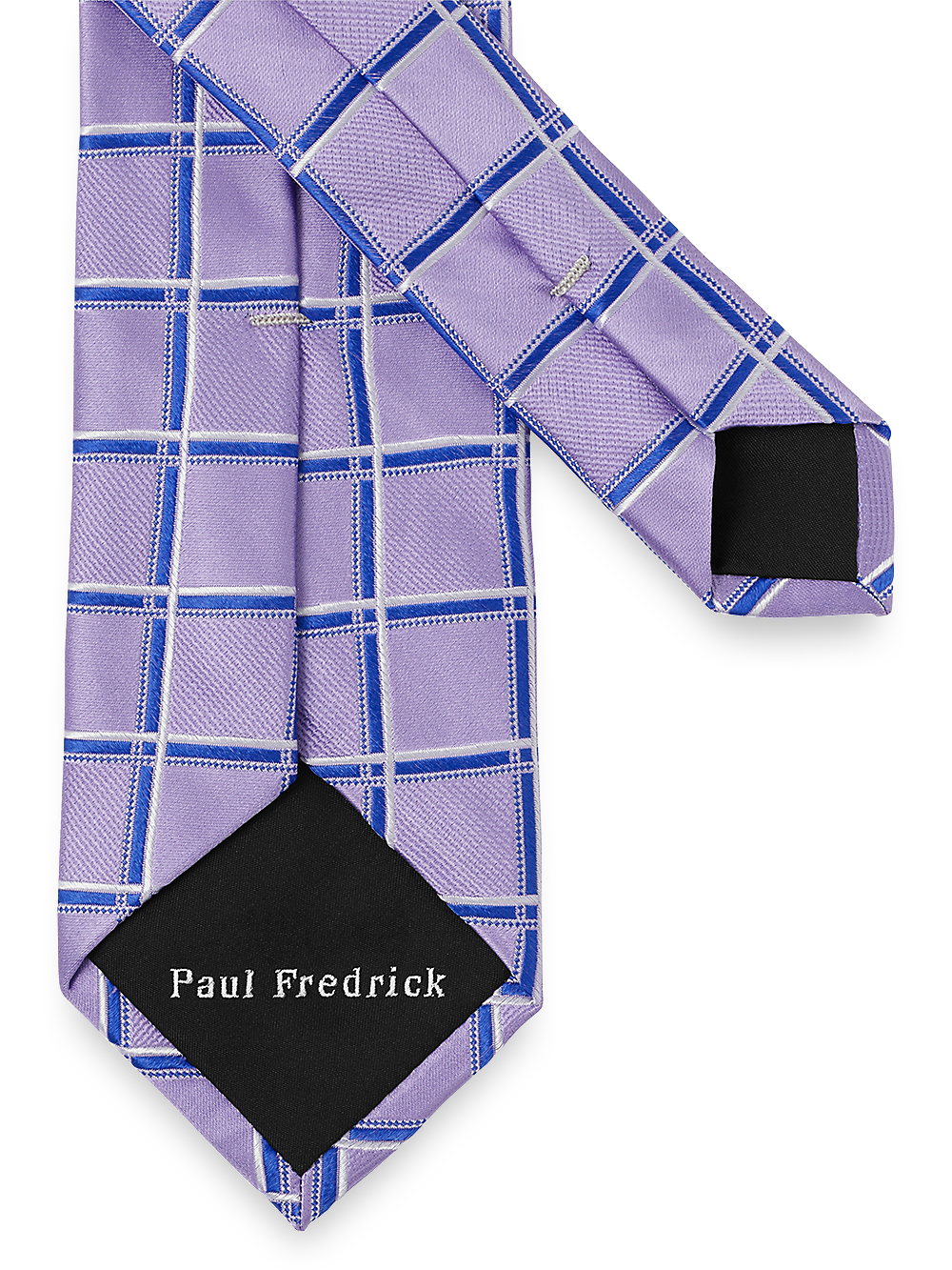 Alternate Image of Windowpane Woven Silk Tie-2