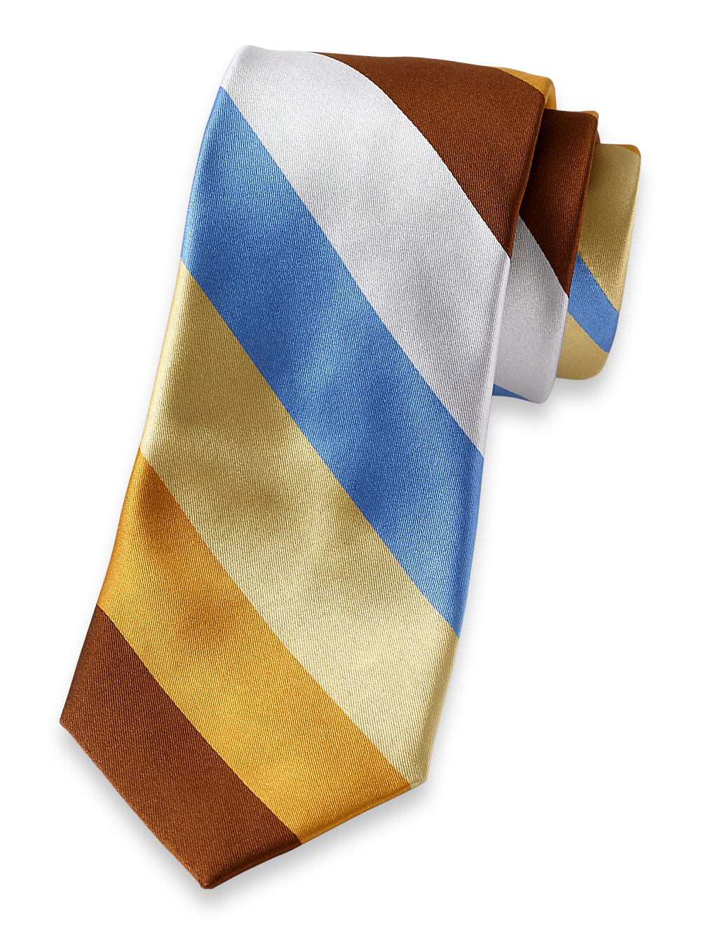 Product Image of Stripe Woven Silk Tie-Multi