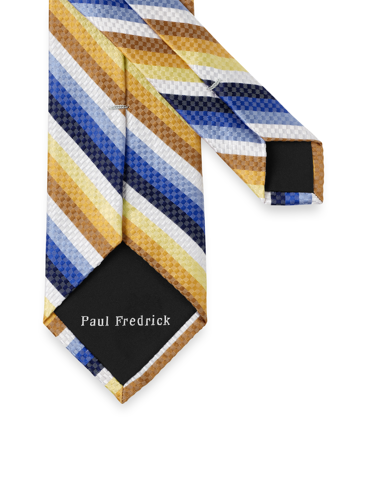 Stripe Woven Silk Tie - Multi