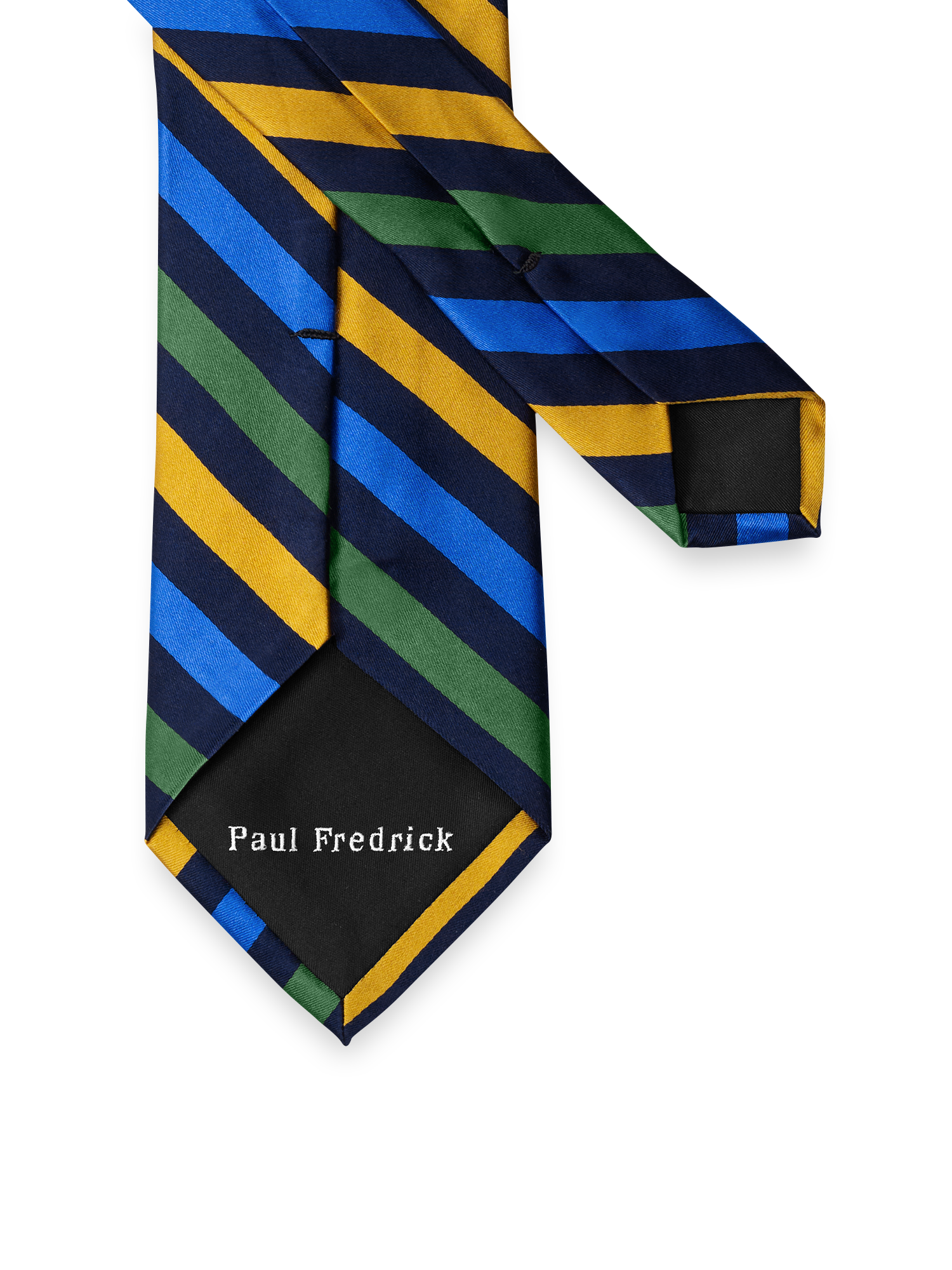 Stripe Woven Silk Tie - Multi