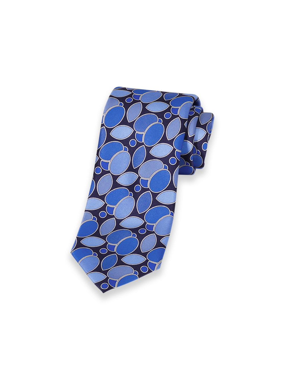 【RRL】sfoderato silk necktie イタリア製 Medallion Printed Italian Silk Tie - Blue – Paul Fredrick