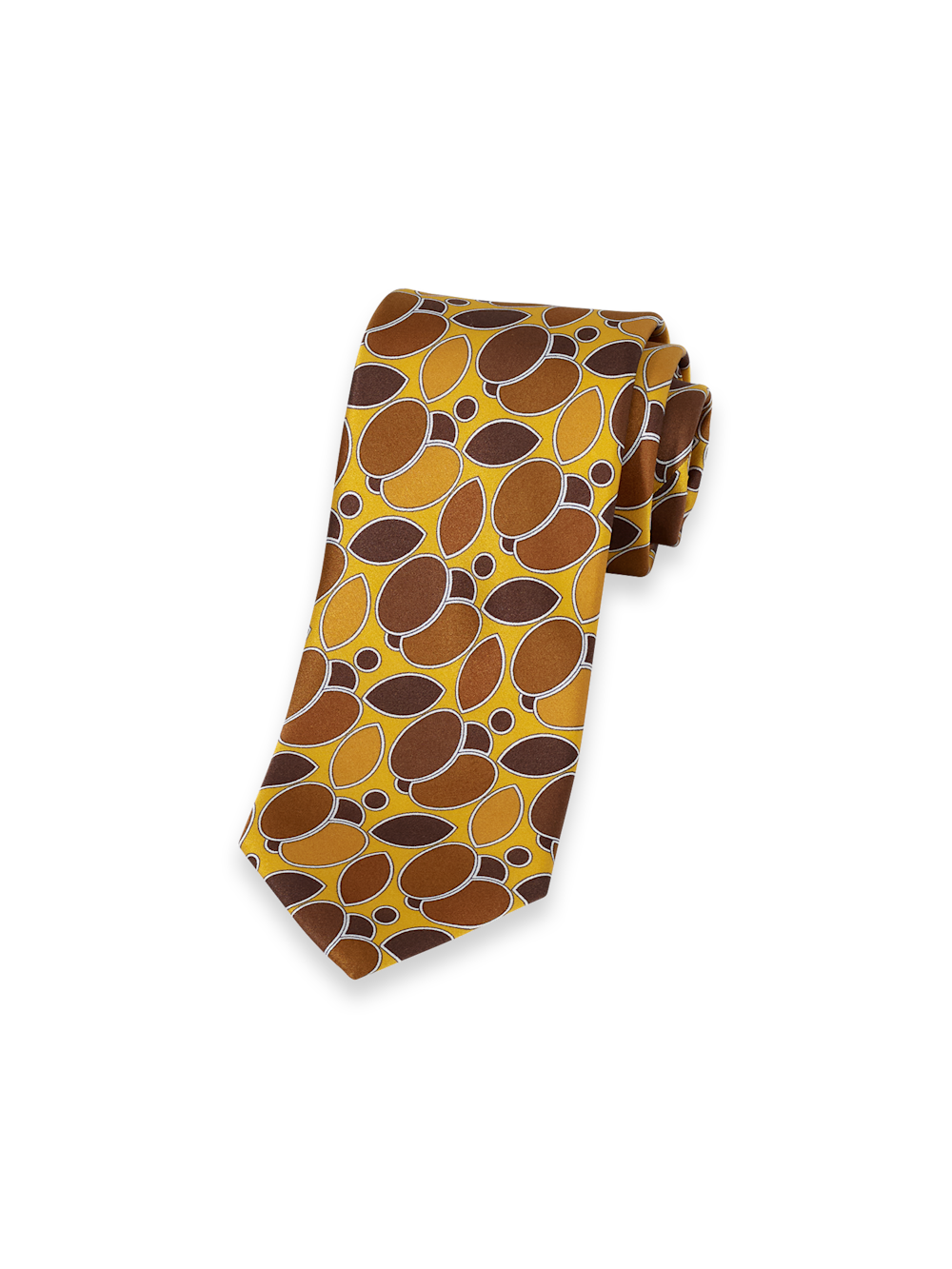 Medallion Printed Italian Silk Tie