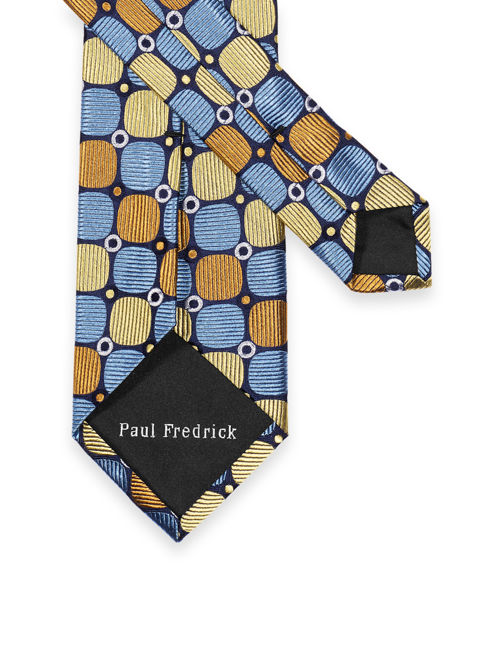 Alternate Image of Geometric Woven Silk Tie-1