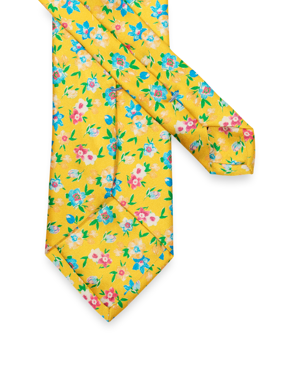 Alternate Image of Floral Italian Printed Silk Tie-1