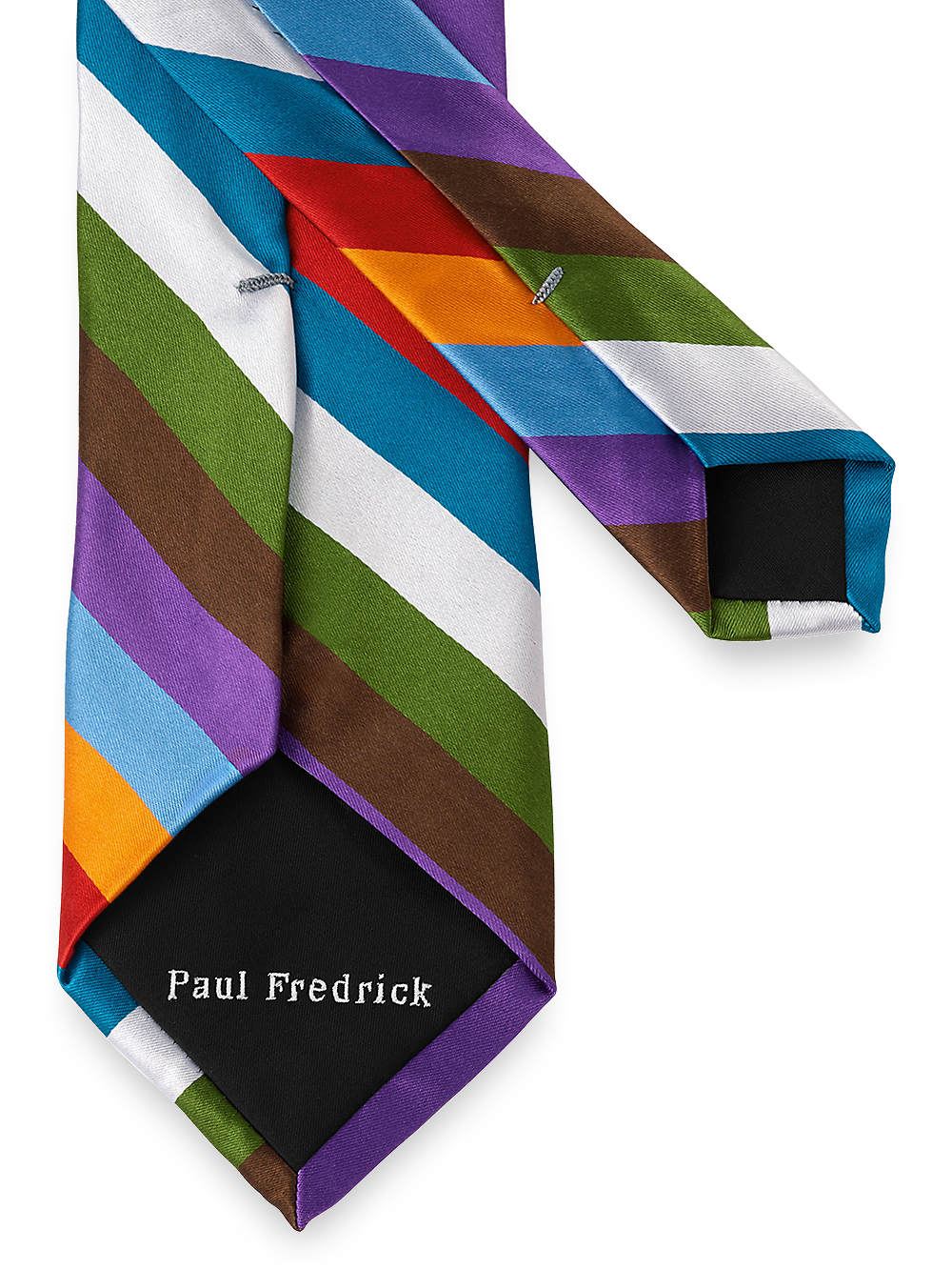 Alternate Image of Stripe Woven Silk Tie-2