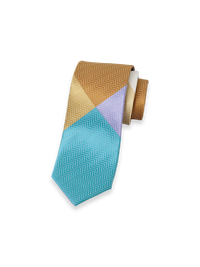 Patchwork Woven Silk Tie - Multi