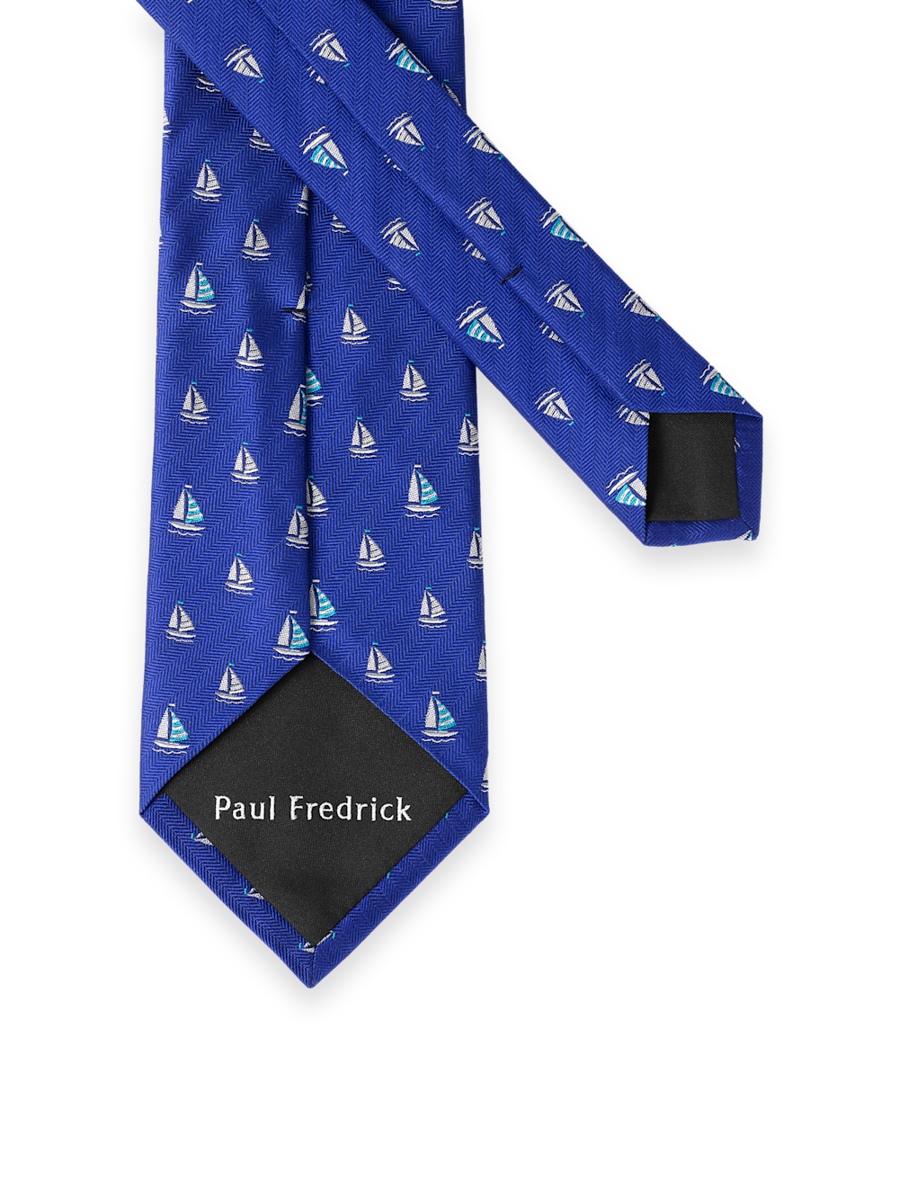 Alternate Image of Sailboat Woven Silk Tie-1