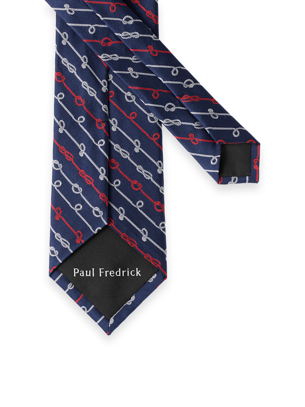 Alternate Image of Nautical Woven Silk Tie-1