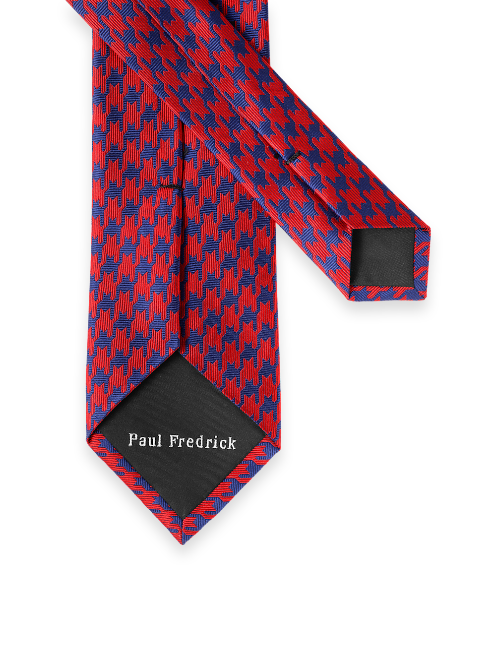 Alternate Image of Houndstooth Woven Silk Tie-1