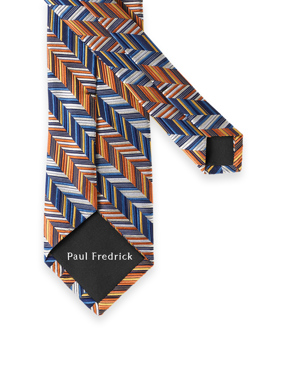 Alternate Image of Herringbone Woven Silk Tie-1