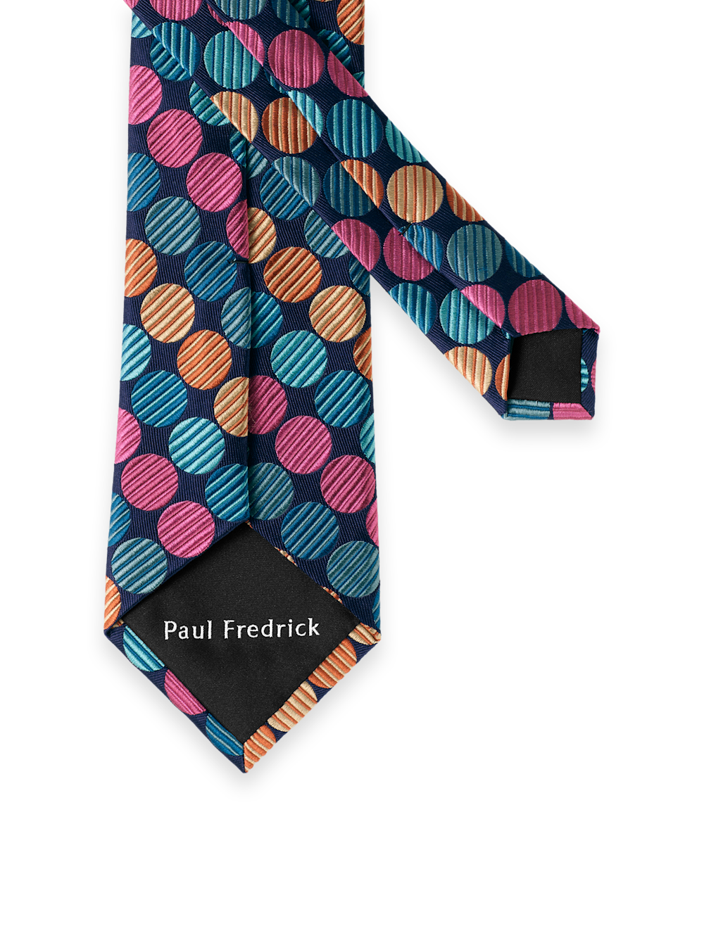 Alternate Image of Circles Woven Silk Tie-1