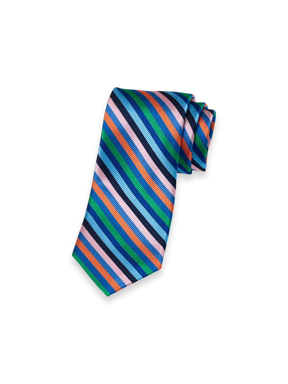 Product Image of Stripe Woven Silk Tie-Multi