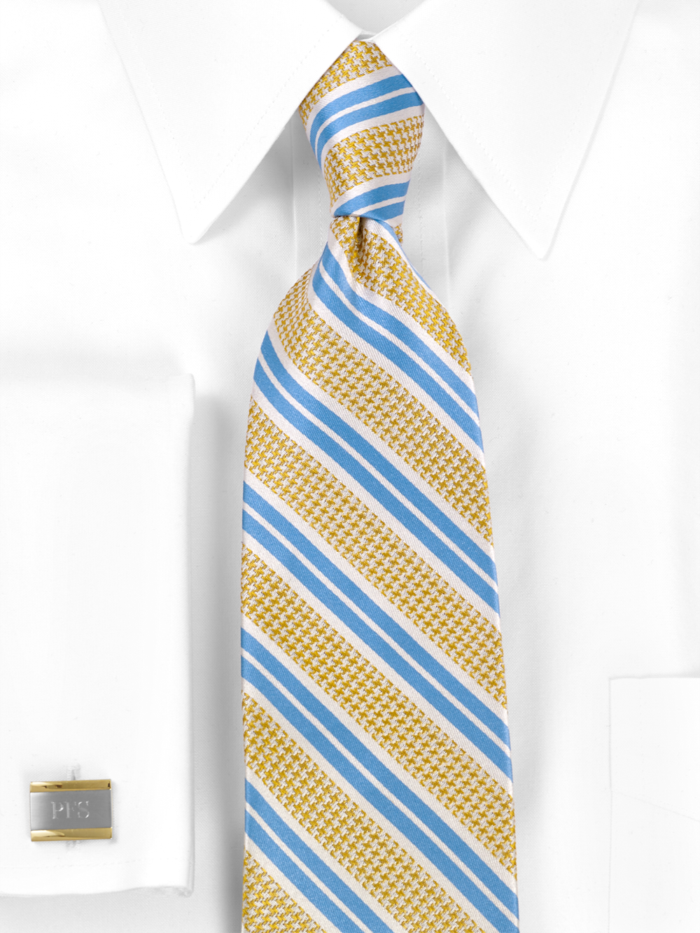Alternate Image of Stripe Woven Silk Tie-1