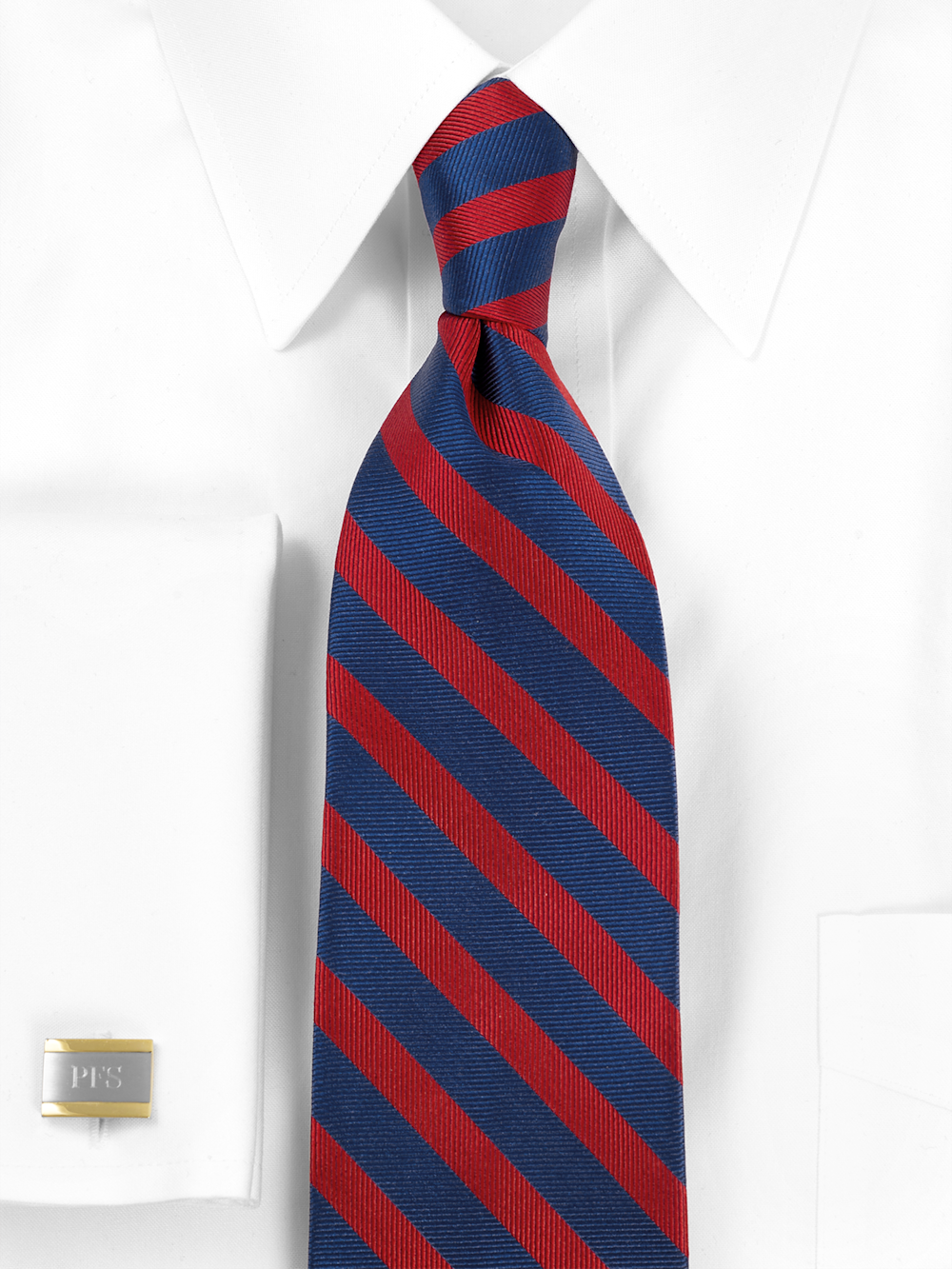 Alternate Image of Stripe Woven Silk Tie-1